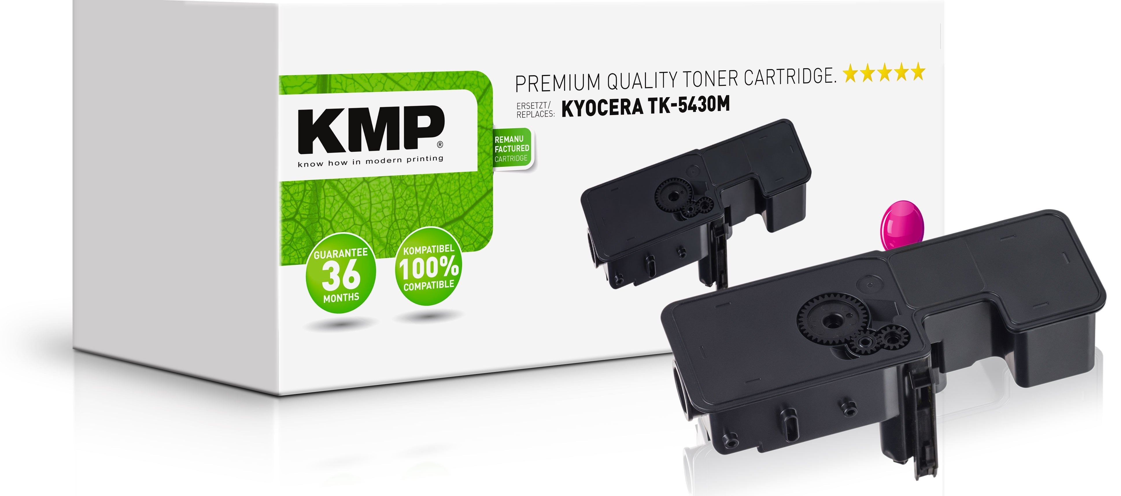 Kmp Toner Kyocera Tk-5430m Pa2100 Ma2100 Serie 1250 S. Magen Remanufactured