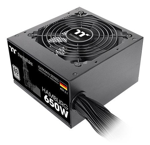 EAN 4711475648319 - Thermaltake HAMBURG unidad de fuente de alimentación 650 W 24-pin ATX ATX Negro imagen 1