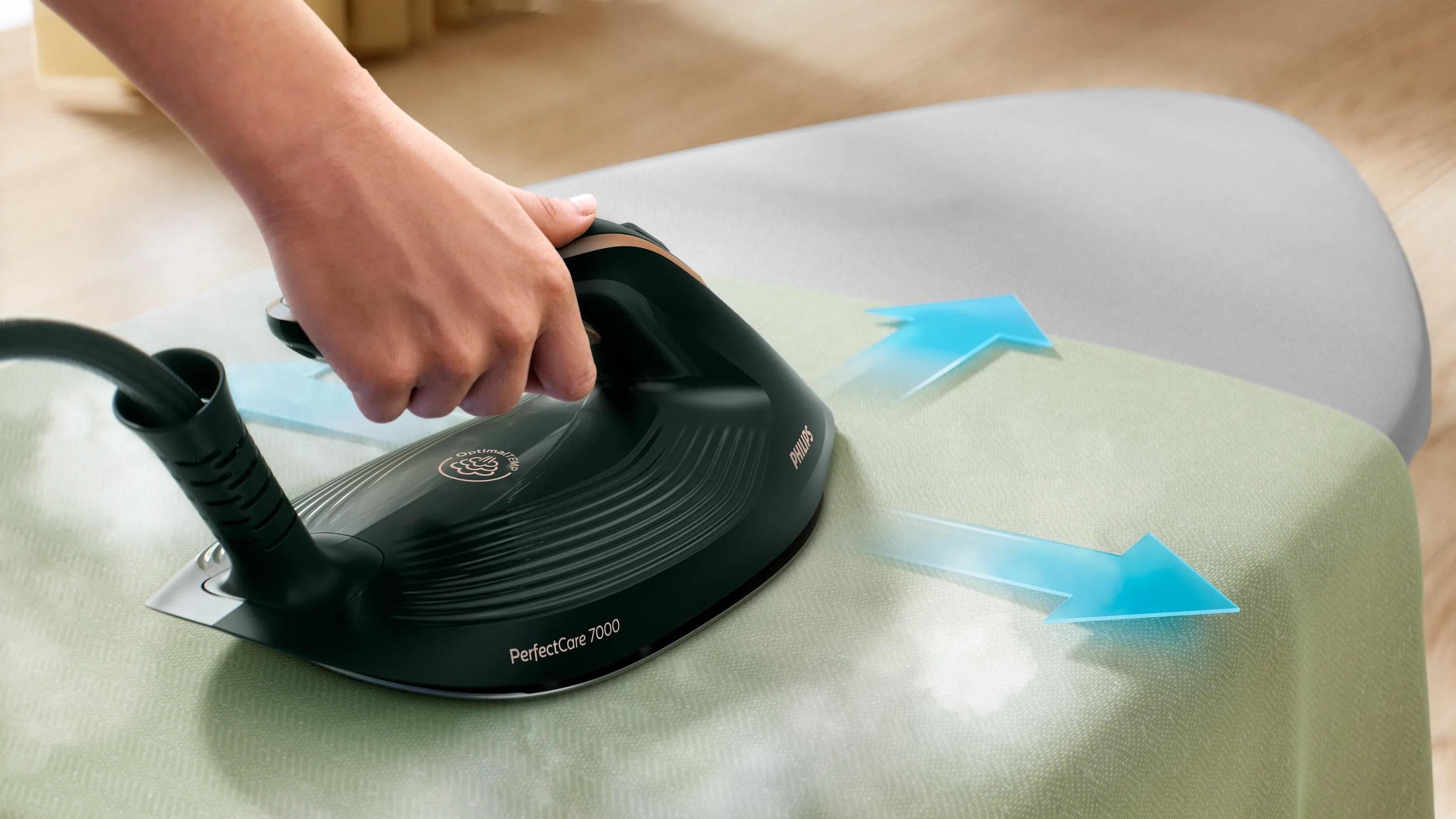 EAN 8720389058325 - Philips PSG7300/20 estación plancha al vapor 3120 W 1,5 L Suela SteamGlide Elite Azul oscuro, Gris imagen 2