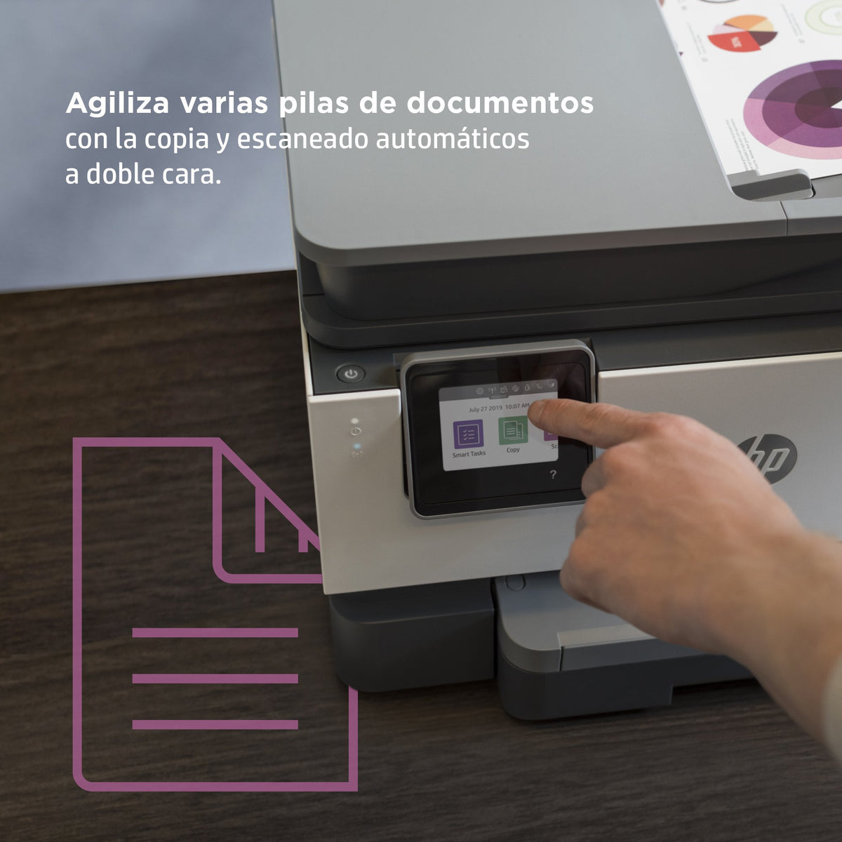 EAN 0195161213915 - HP OfficeJet Pro 9012e All-in-One Prntr Inyección de tinta térmica A4 4800 x 1200 DPI 22 ppm Wifi imagen 10