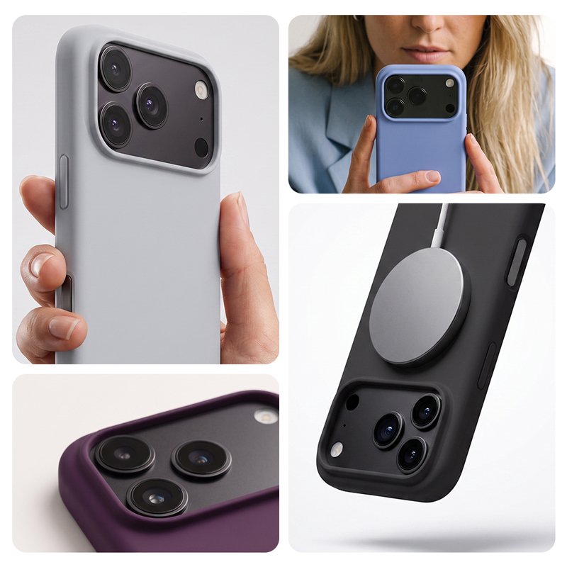 Etui Color Cover Magsafe Iphone 18 Pro Negro