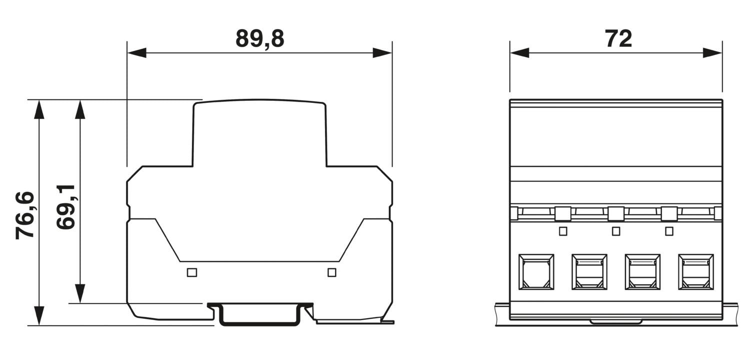Pho Flt-Mb-T1-264 12.5-3+1-Ut Kombiableiter Typ 1+2+3