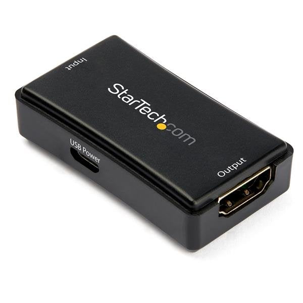 EAN 0065030883795 - StarTech.com HDBOOST4K2 extensor audio/video Repetidor de señales AV Negro imagen 1