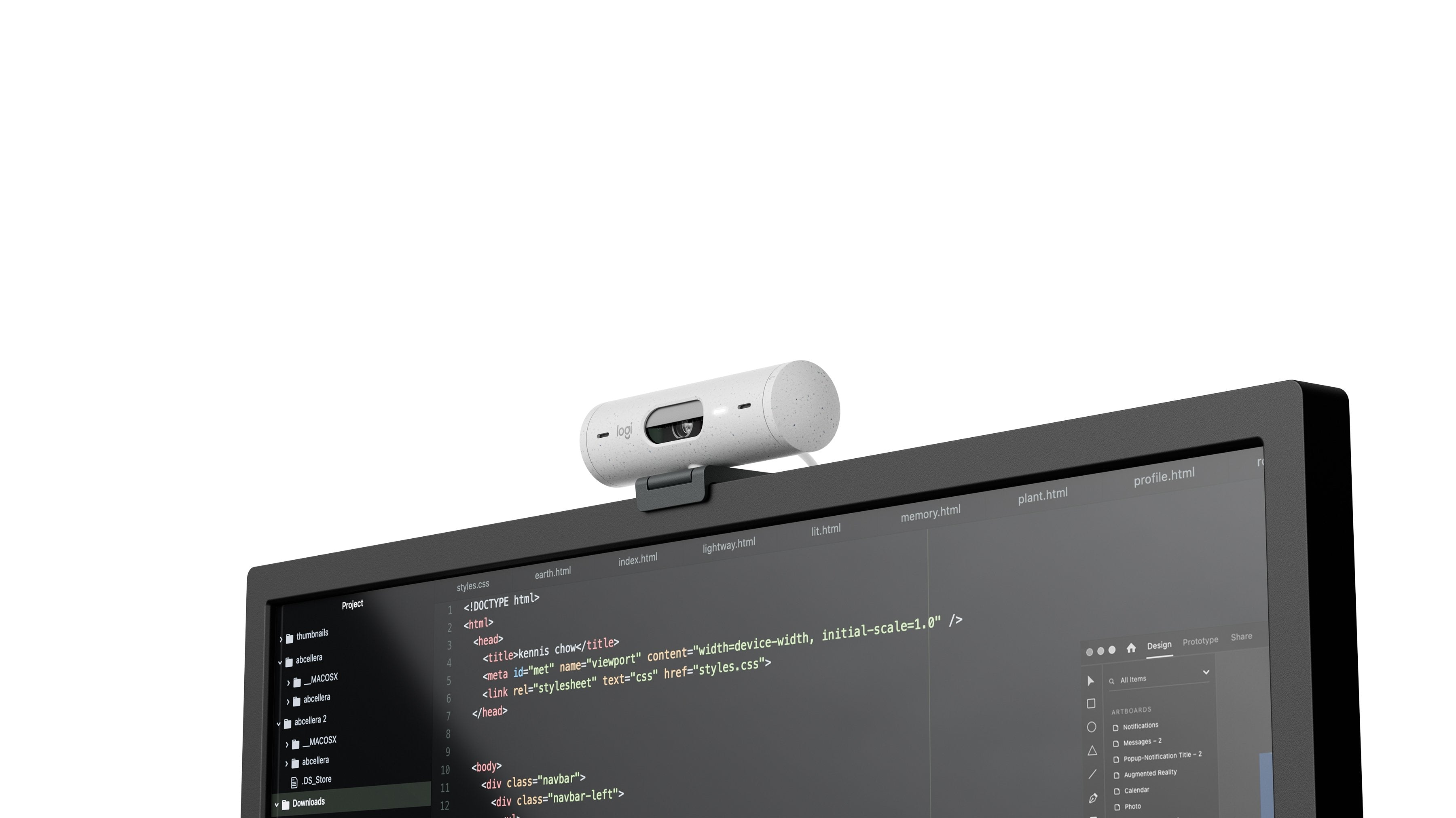 EAN 5099206104921 - Logitech 960-001428 cámara web 4 MP 1920 x 1080 Pixeles USB-C Blanco imagen 4