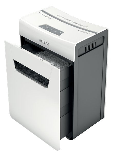 Destructora De Documentos Leitz Iq 10x Protect P4 / 4x28 / 10 Hojas / 18l / Clip /