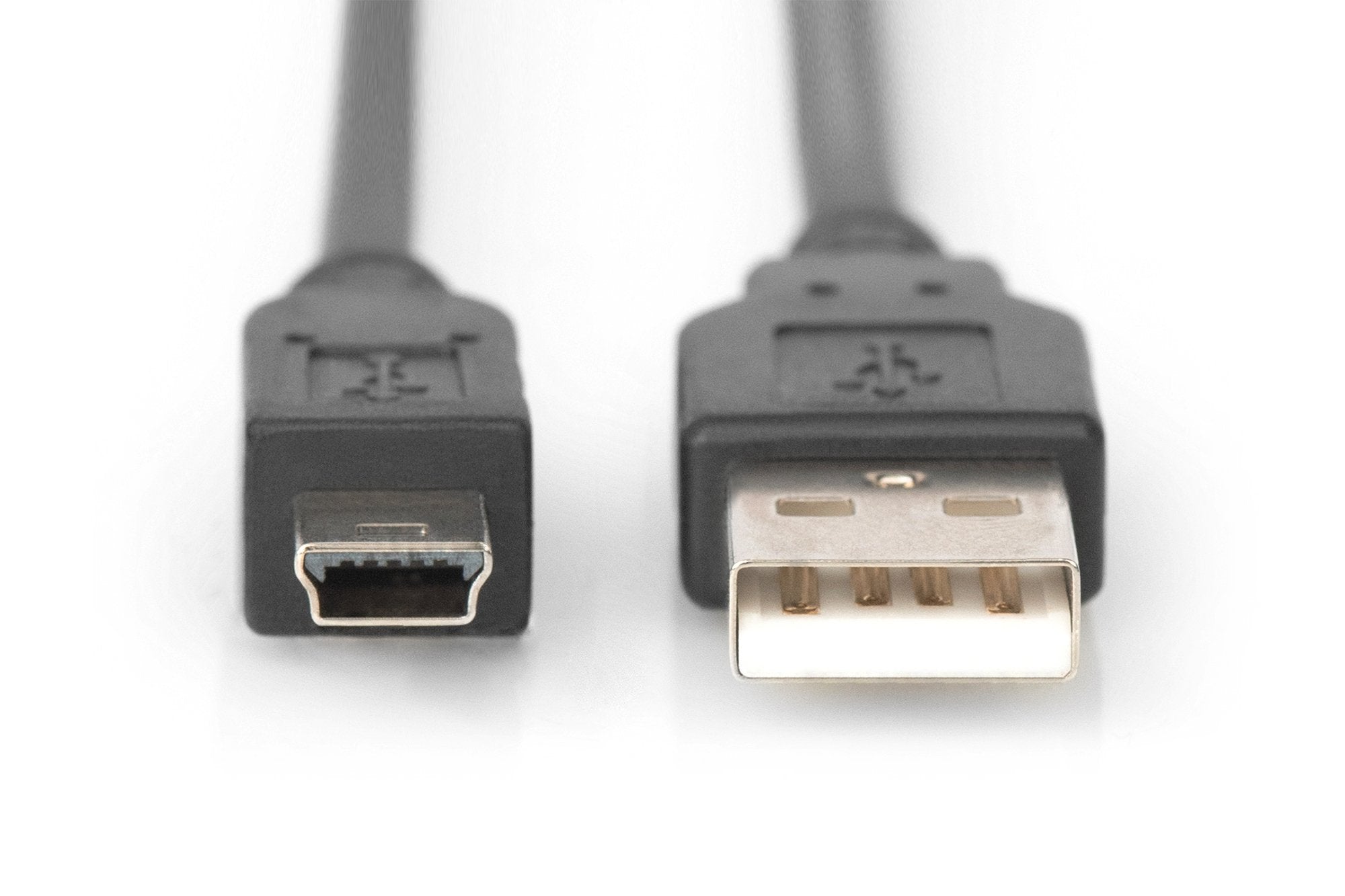 Digitus Usb 2.0 Anschlusscable Typ A -Mini B M M 3.0m, Sw