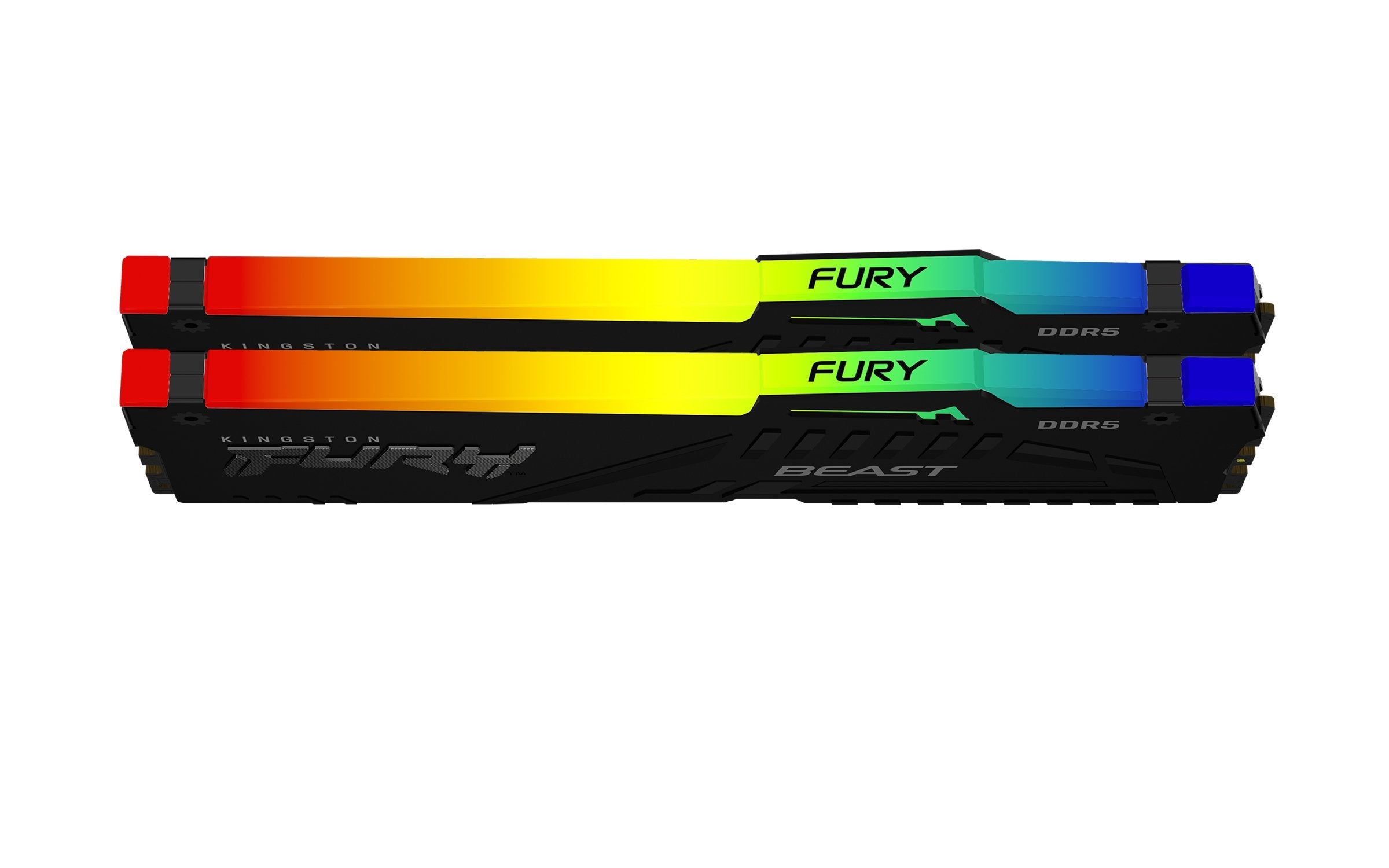 Memoria Ram Kingston Fury Beast Rgb Ddr5 16gb Kit2 6000mt/S  Cl4