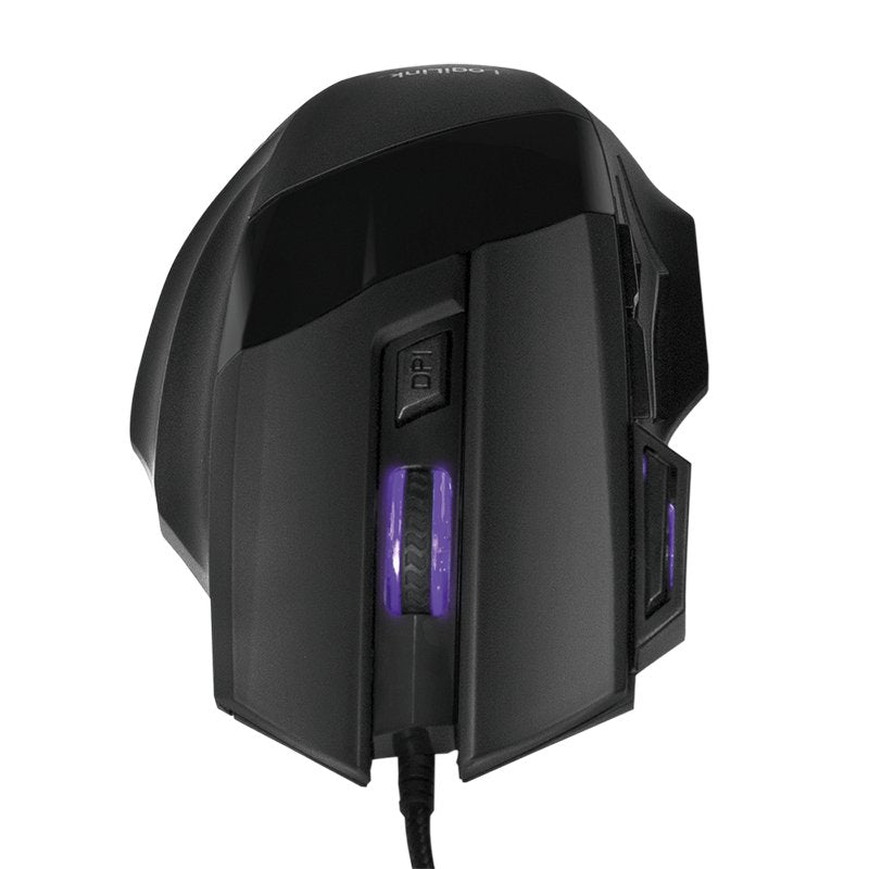 Raton Logilink Id0202 Gaming Usb Negro 2400 Dpi, 6 Botones
