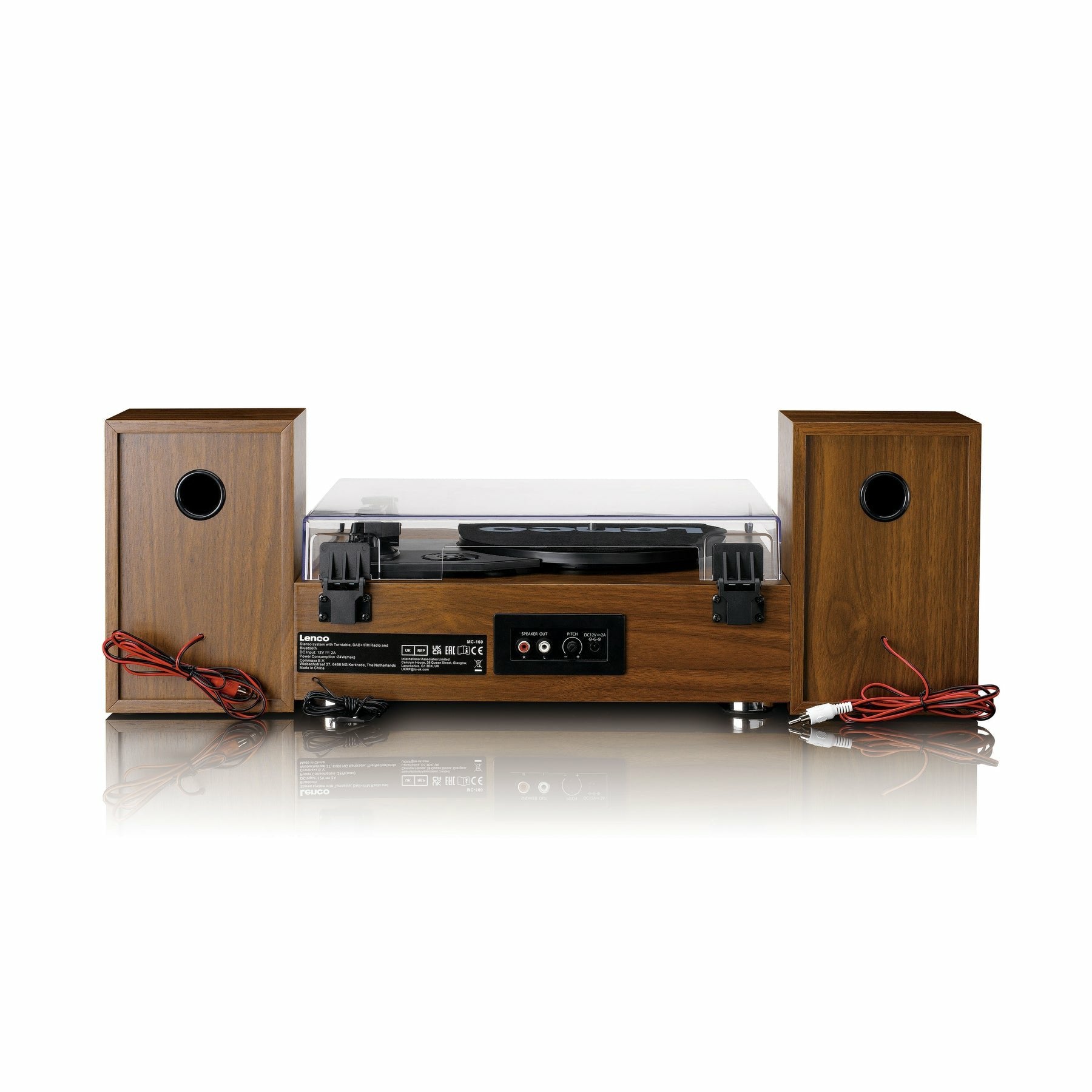 Tocadisco  Lenco Mc-160wd Wood