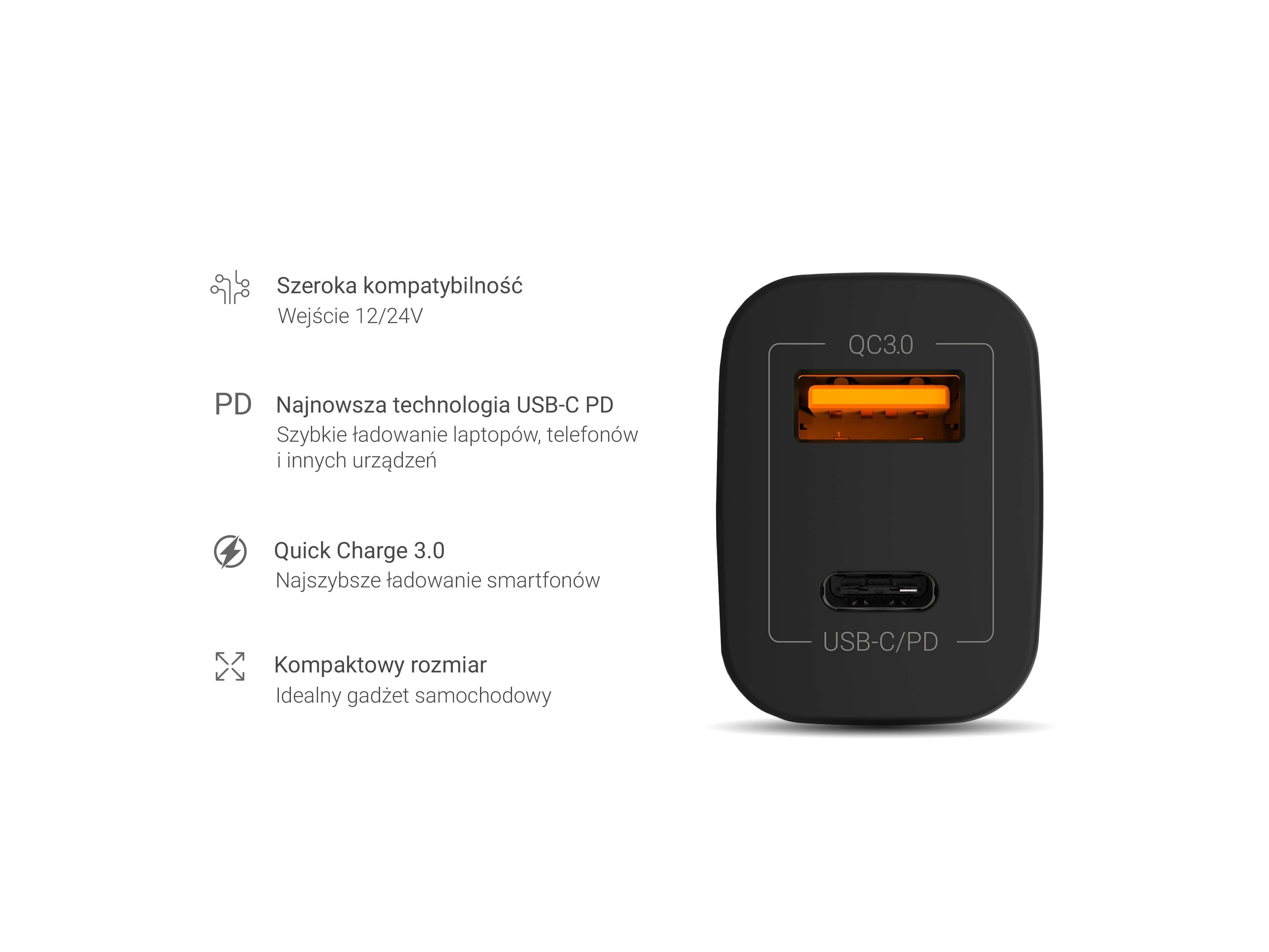 EAN 5902719428241 - Green Cell CAD33 cargador de dispositivo móvil Universal Negro Encendedor de cigarrillos Carga rápida Int imagen 4