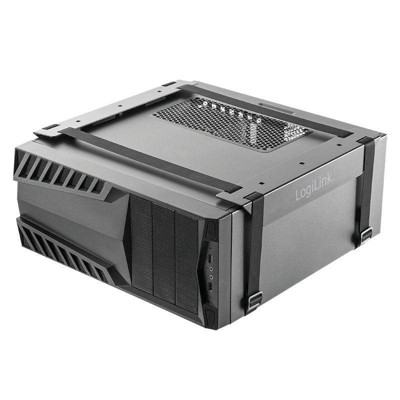 Logilink Eo0009 Soporte De Cpu Ajustable Debajo Del Escritorio Con Correa