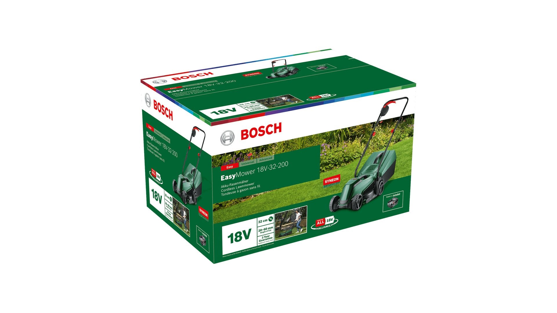 EAN 4059952613802 - Bosch EasyMower 18V-32-200 Cortacésped manual Batería imagen 9
