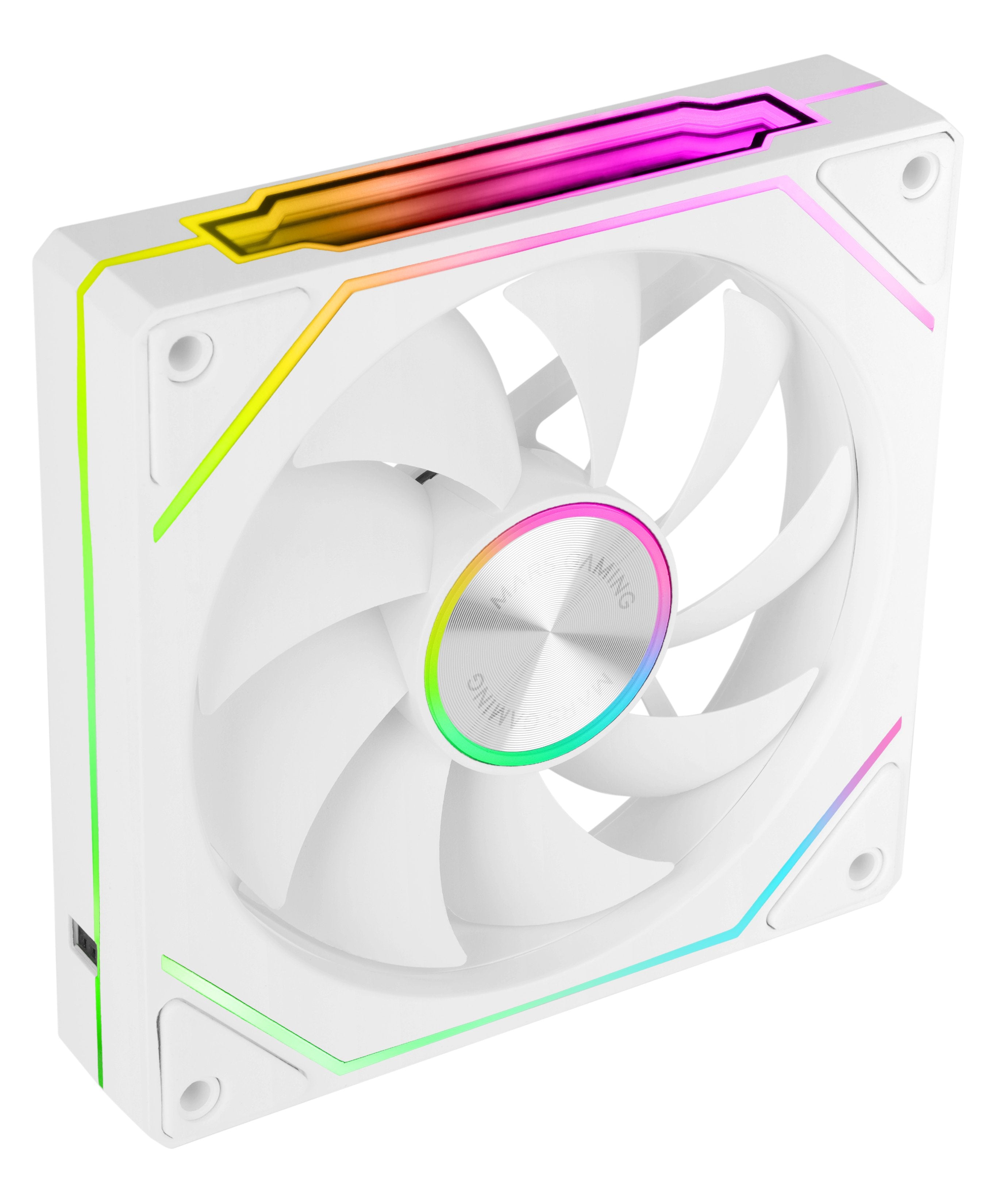Pack 3 Ventiladores Mars Gaming Mf-Linkfinitykit2 12cm Argb Blanco