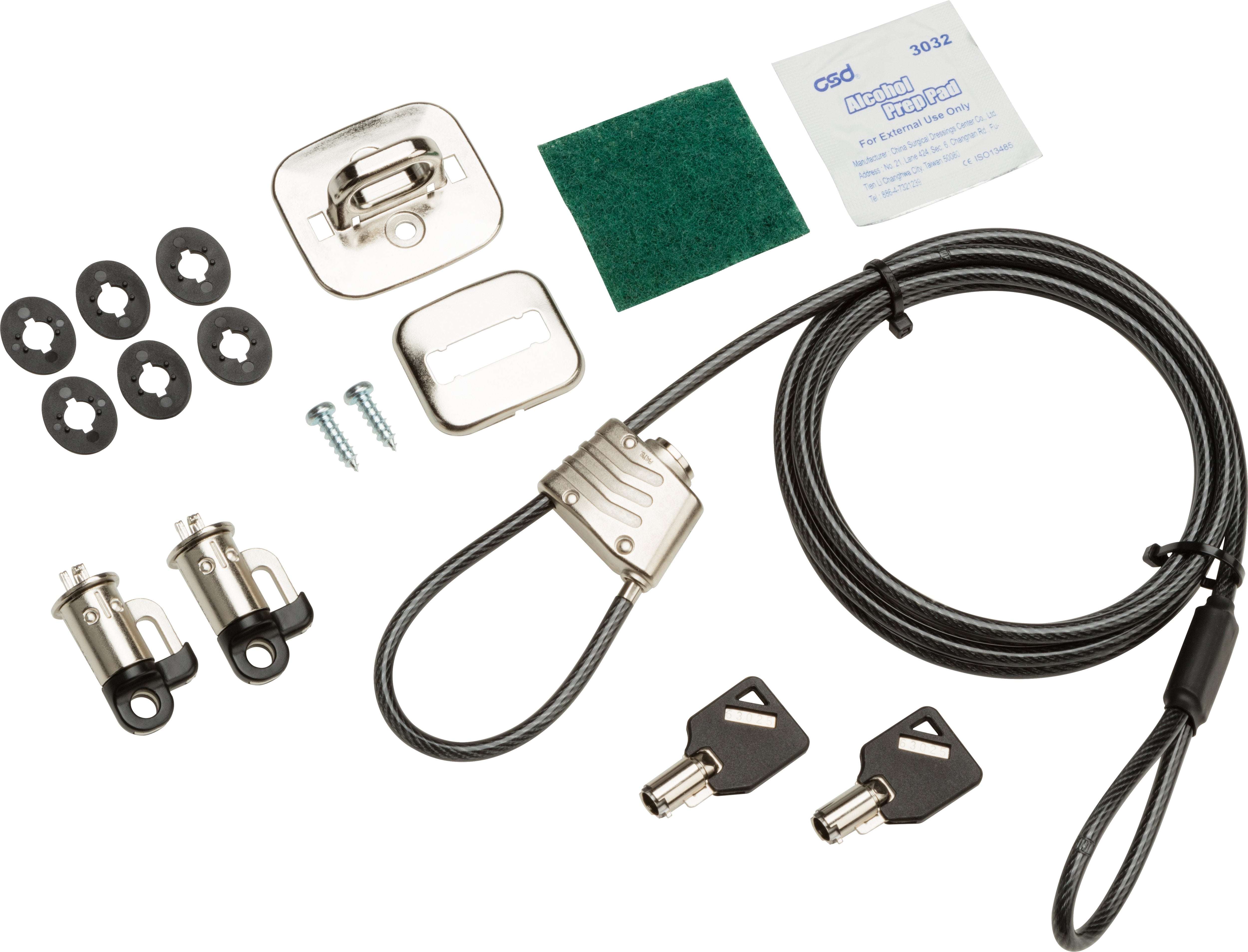 Hp 3xj17aa Cable Antirrobo Negro