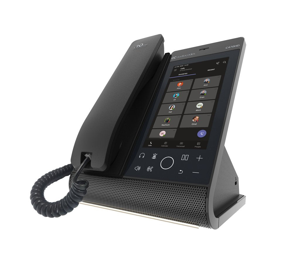 Audiocodes Teams C470hd Total Touch Ip-Phone Poe Gbe With Integrated Bt And Dual Band Wifi