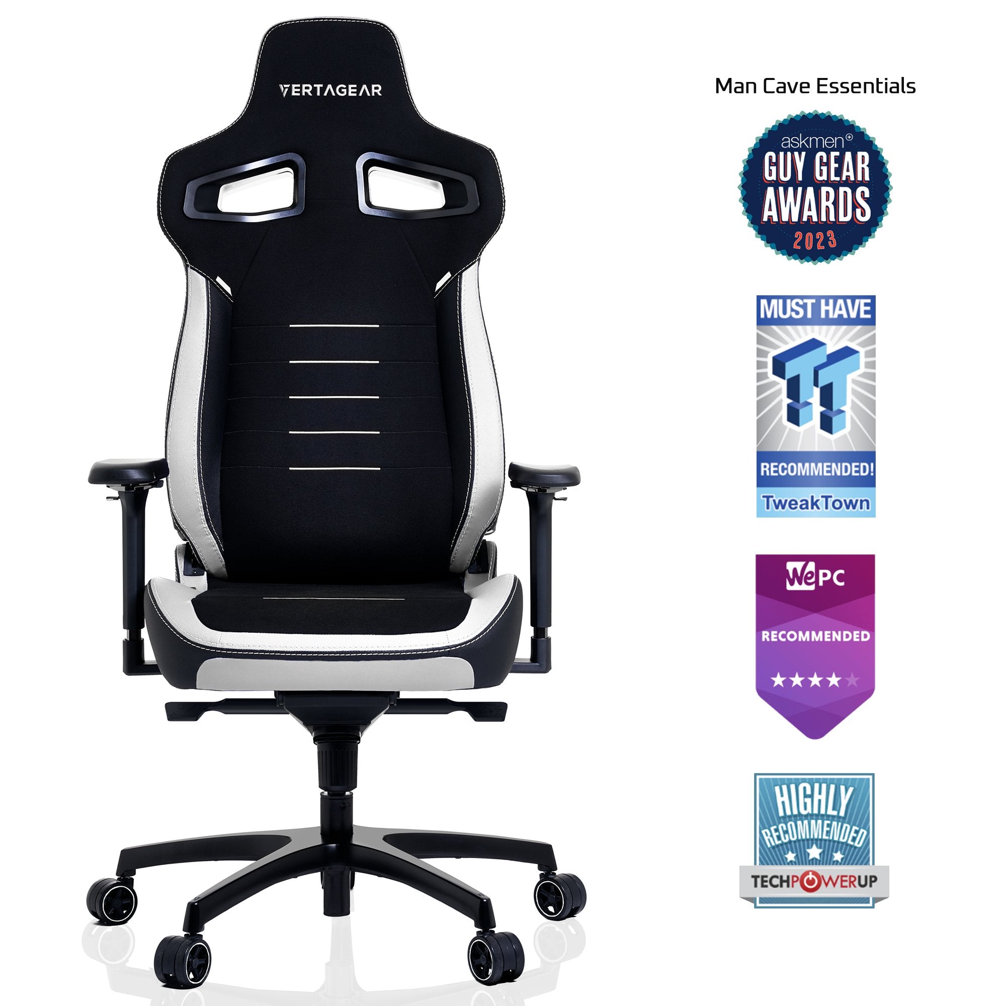 Silla Gaming  Vertagear Pl4800 Negro/Blanco, Contourmax Lumbar, Vertaair, Hygennx Vg-Pl4800se_wt