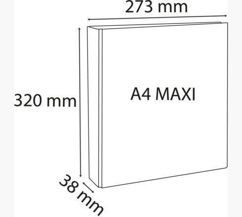 Exacompta Carpeta De Anillas Kreacover 3,80 Cm
