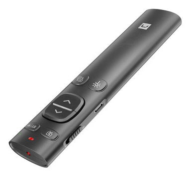 Presentador Inalambrico Natec Warbler 2 Con Puntero Laser Gris