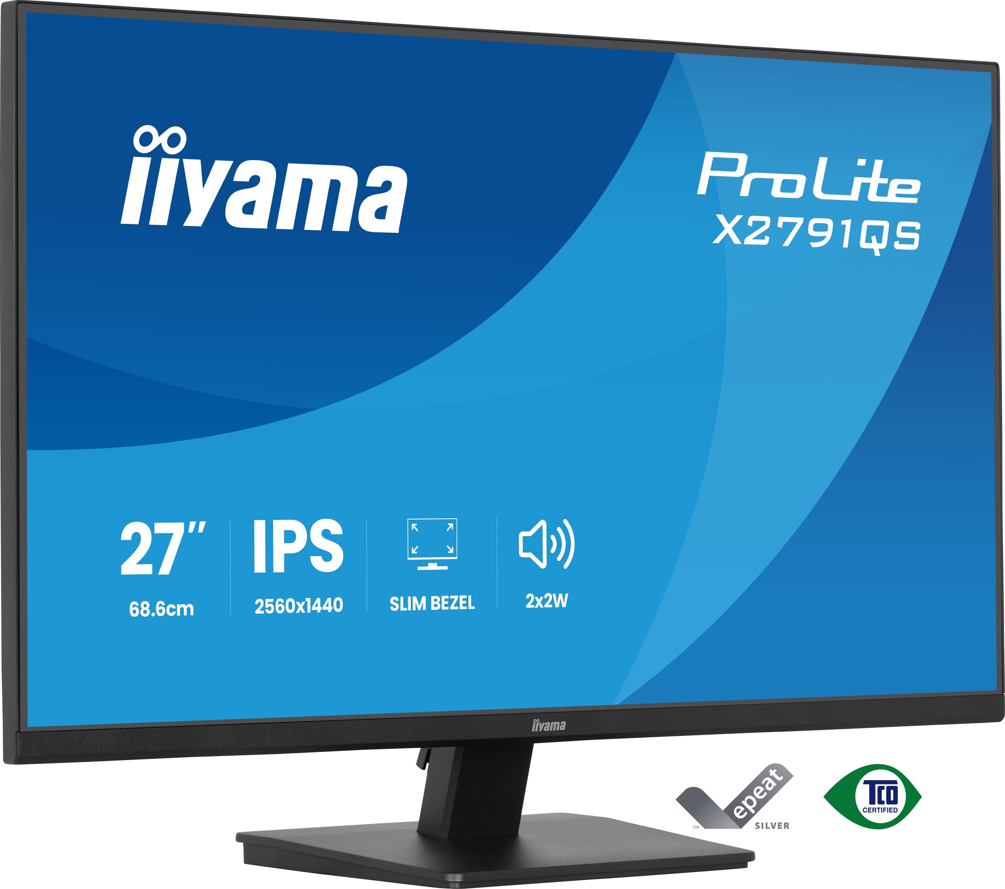 Monitor Iiyama 27" Ips, 4-Side Slim Bezel 2560x1440 75hz