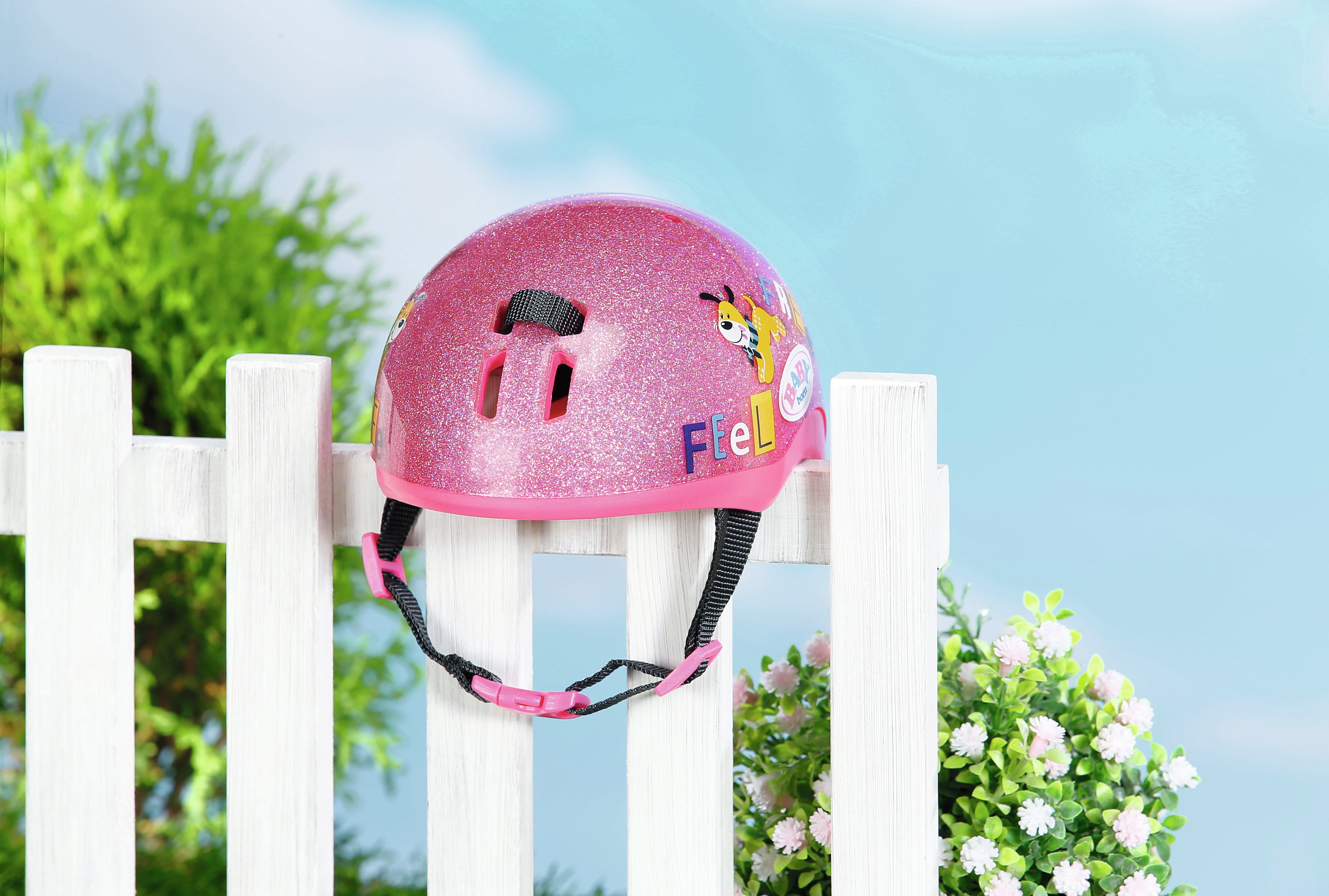 Casco De Bicicleta Zapf Creation Baby Born® 43 Cm, Accesorios Para Muñecas Rosa 836835