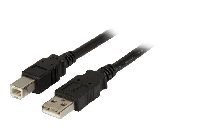 Efb Usb2.0 Cable De Conexión A-B, St.-St., 1,5m, Negro, Premium