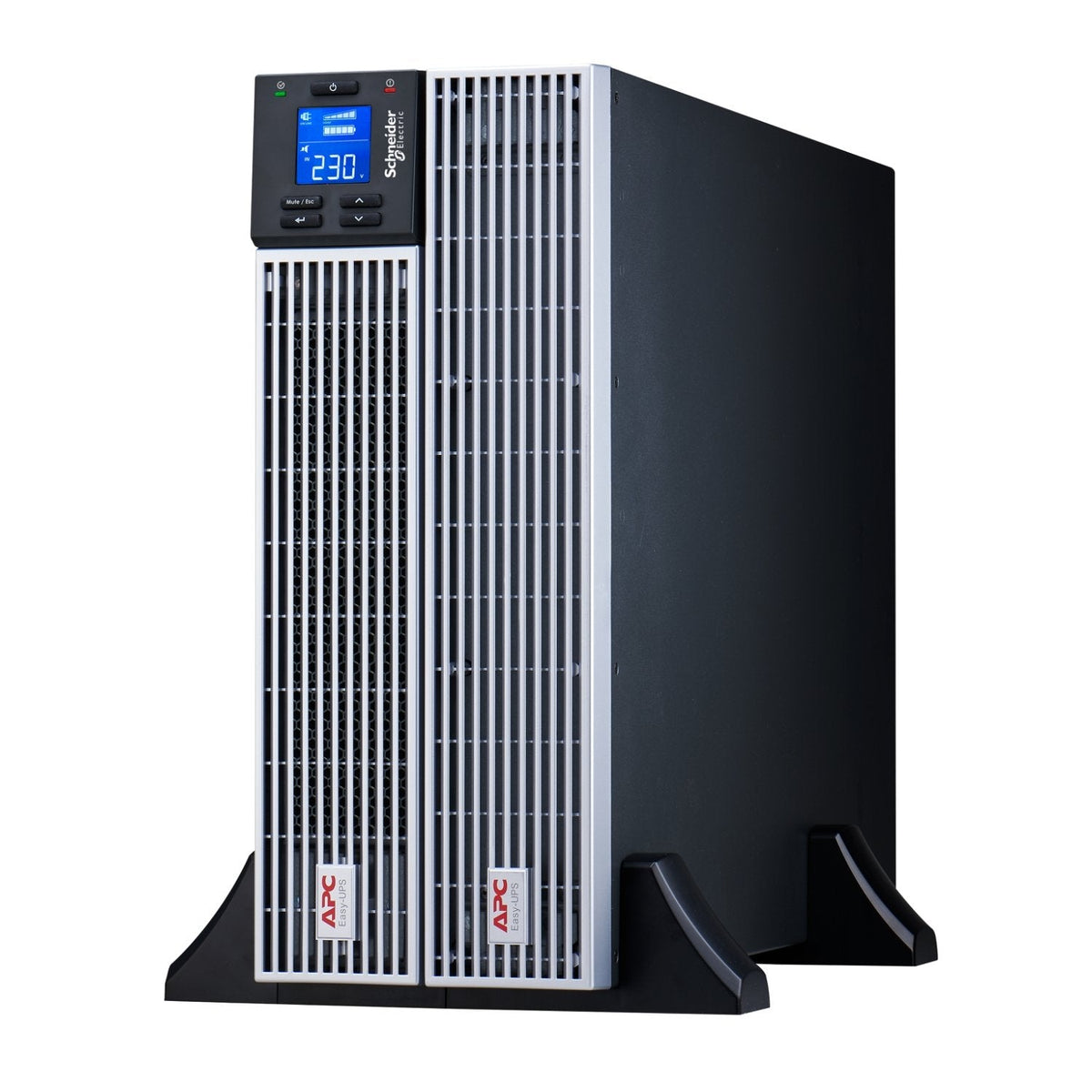 Sai Apc Easy Ups On-Line Ups (Montaje En Bastidor) Ca 230 V 2700 Vatios 3000 Va Ion De Litio Usb Rs-232 Conectores De Salida: 7 4u 19" Negro Con Plata Para Modbus Card Srvsmb001