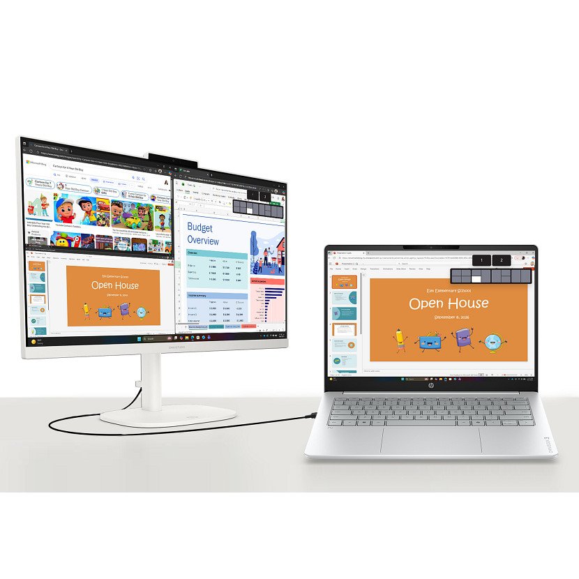 All In One Hp Omnistudio 24-Cv0005ns 23.8" Amd Ryzen 3 30 8gb 512gb Ssd Sin Sistema Operativo