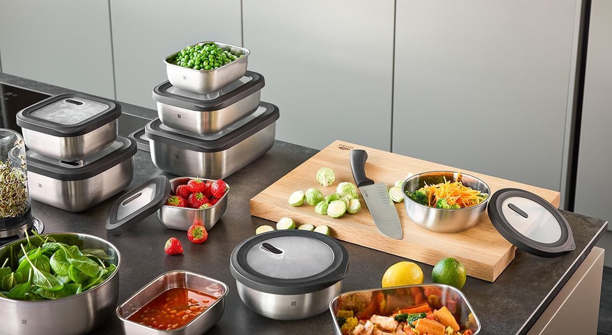 EAN 4006664127813 - GEFU 12781 recipiente de almacenar comida Rectangular Establecer Acero inoxidable 2 pieza(s) imagen 2