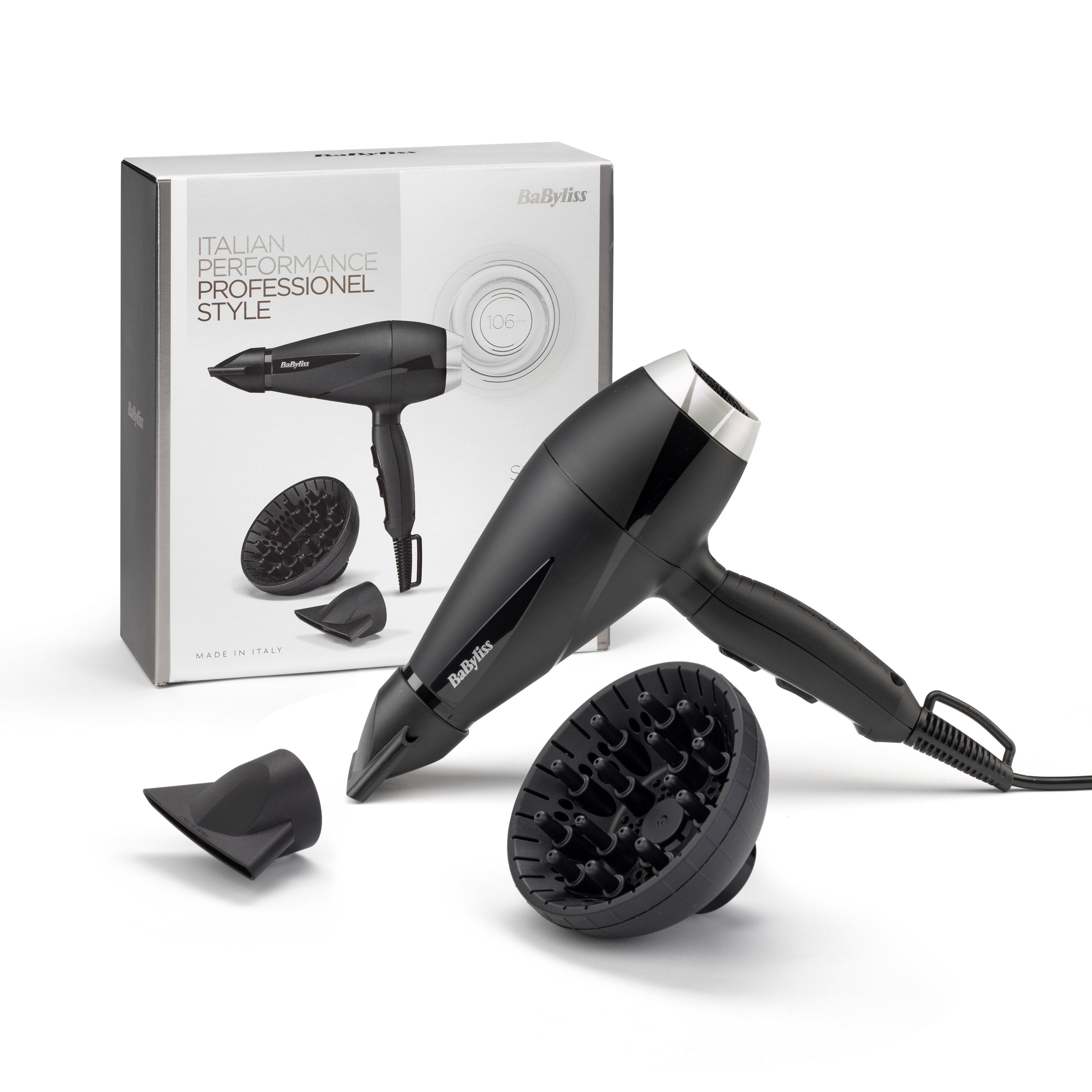 Secador De Pelo Babyliss 6710de  2100 W Black