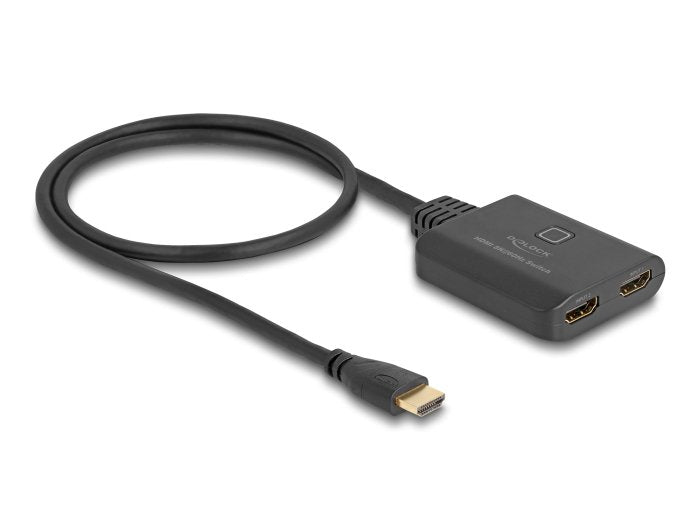 Delock Hdmi Switch 2 X Hdmi In A 1 X Hdmi Out 8k 60 Hz