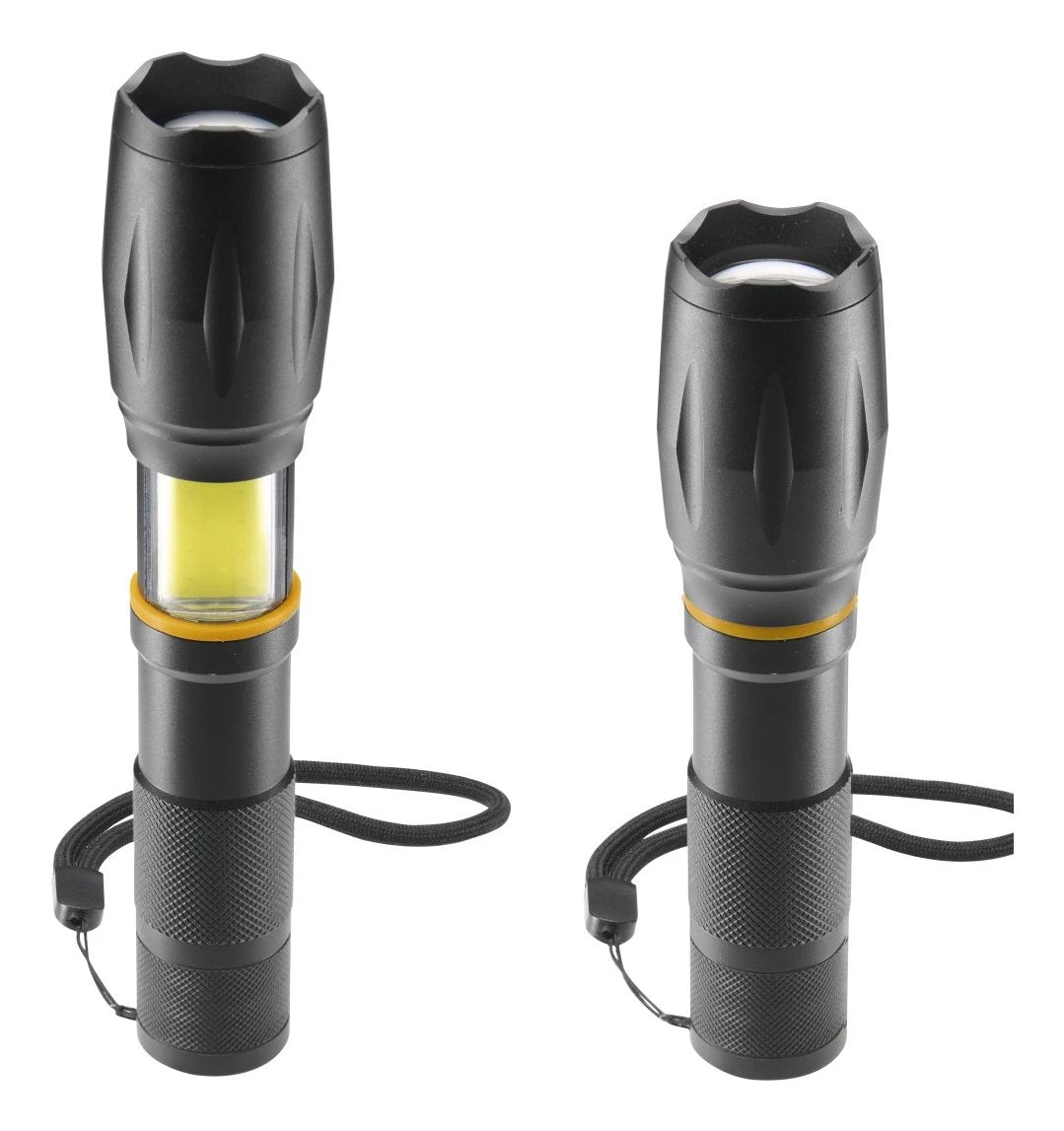 Latarka Led 2w1 200lm 100m 3 Tryby Zoom