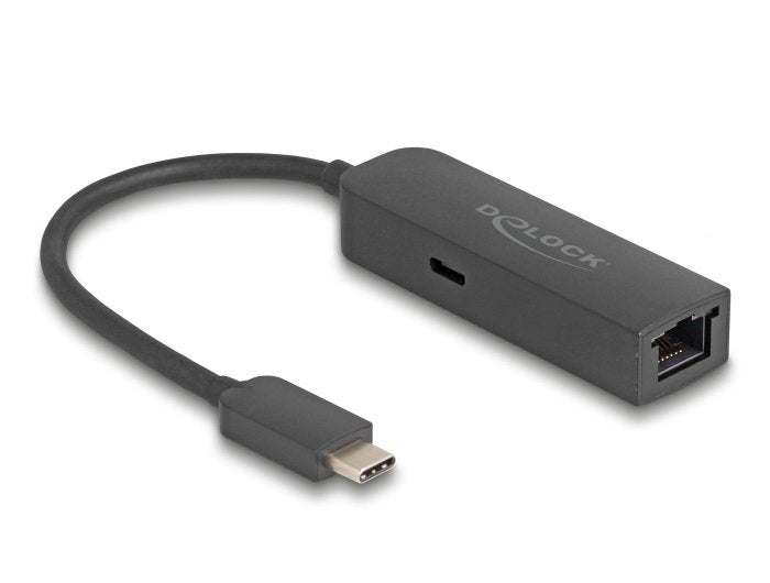 Delock 66938 Adaptador Usb Type-C A 2,5 Gigabit Lan Con Suministro De Energía 100 Watios