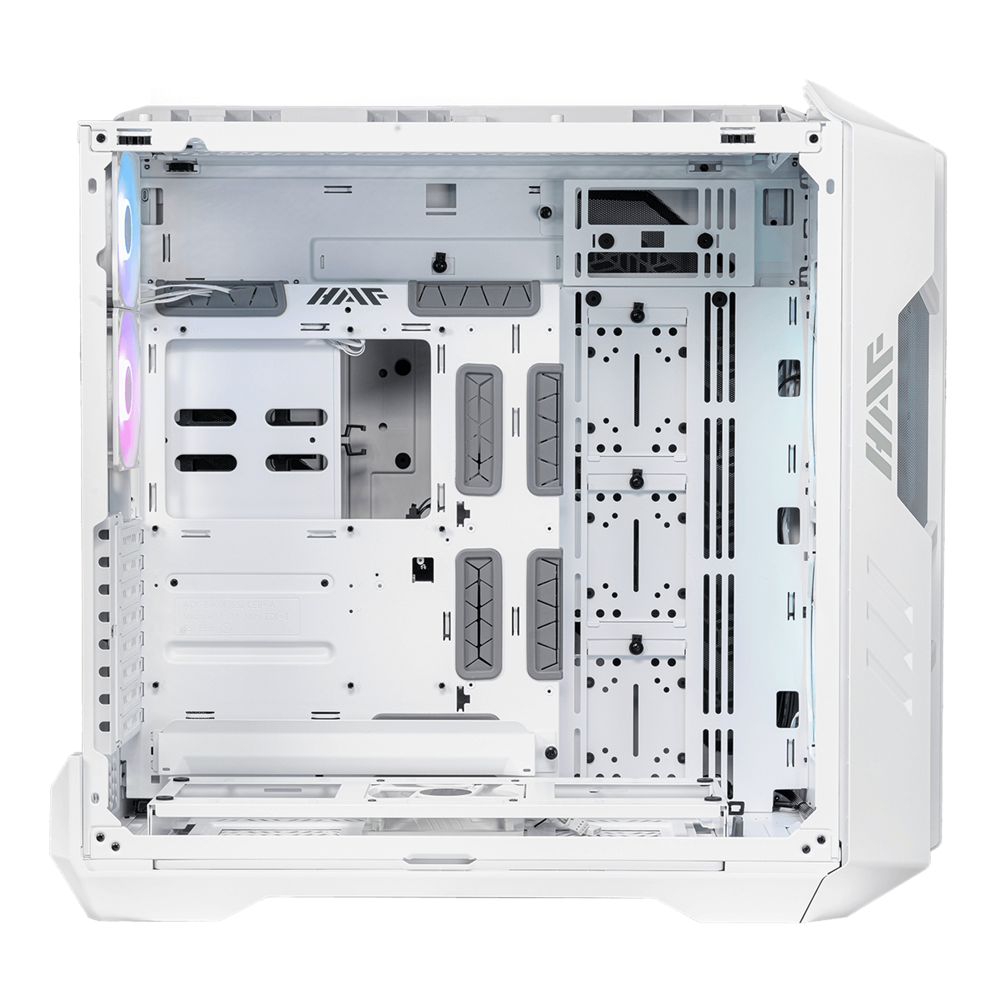 Caja Pc Cooler Master Haf 700 Argb Full Tower Side Window + Controller White