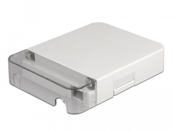 Lwl Anschlussdose Zur Wandmontage Für 1 X Sc Simplex Oder Lc Duplex Weiss