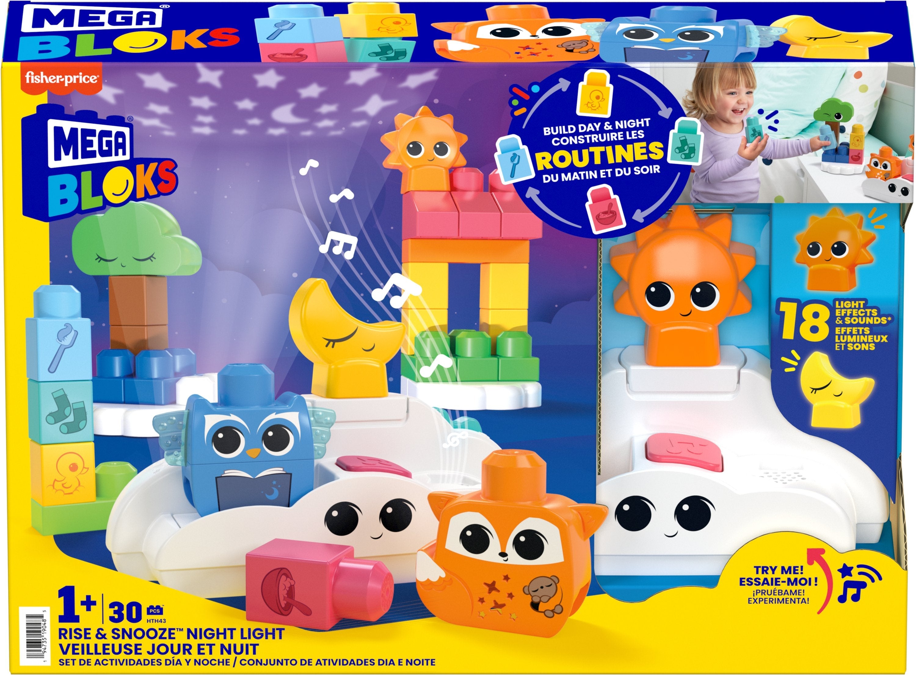 Fisher-Price Mega Bloks Slumber Forest Luz Nocturna  Hth43