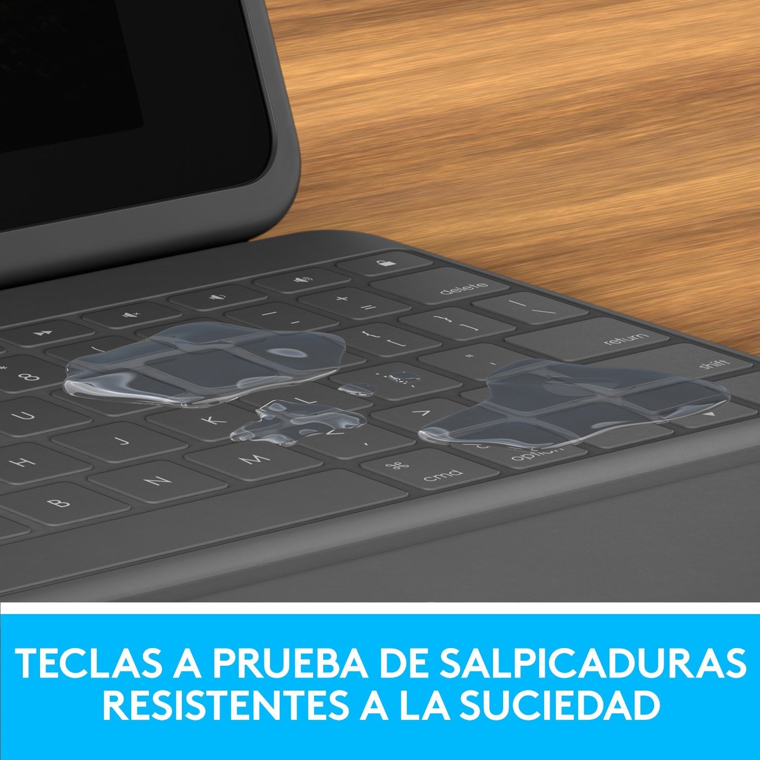 Teclado  Bluetooth Funda Logitech Rugged Folio Para Ipad ( 7 Generacion)  P/N:920-009317