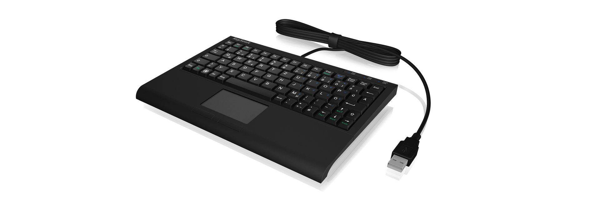 EAN 4250078166986 - KeySonic ACK-3410 (DE) teclado Oficina USB QWERTZ Alemán Negro imagen 3