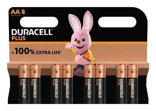 Pack De 8 Pilas Aa Duracell Plus Power Boost Dpblr6b8 1.5v Alcalinas