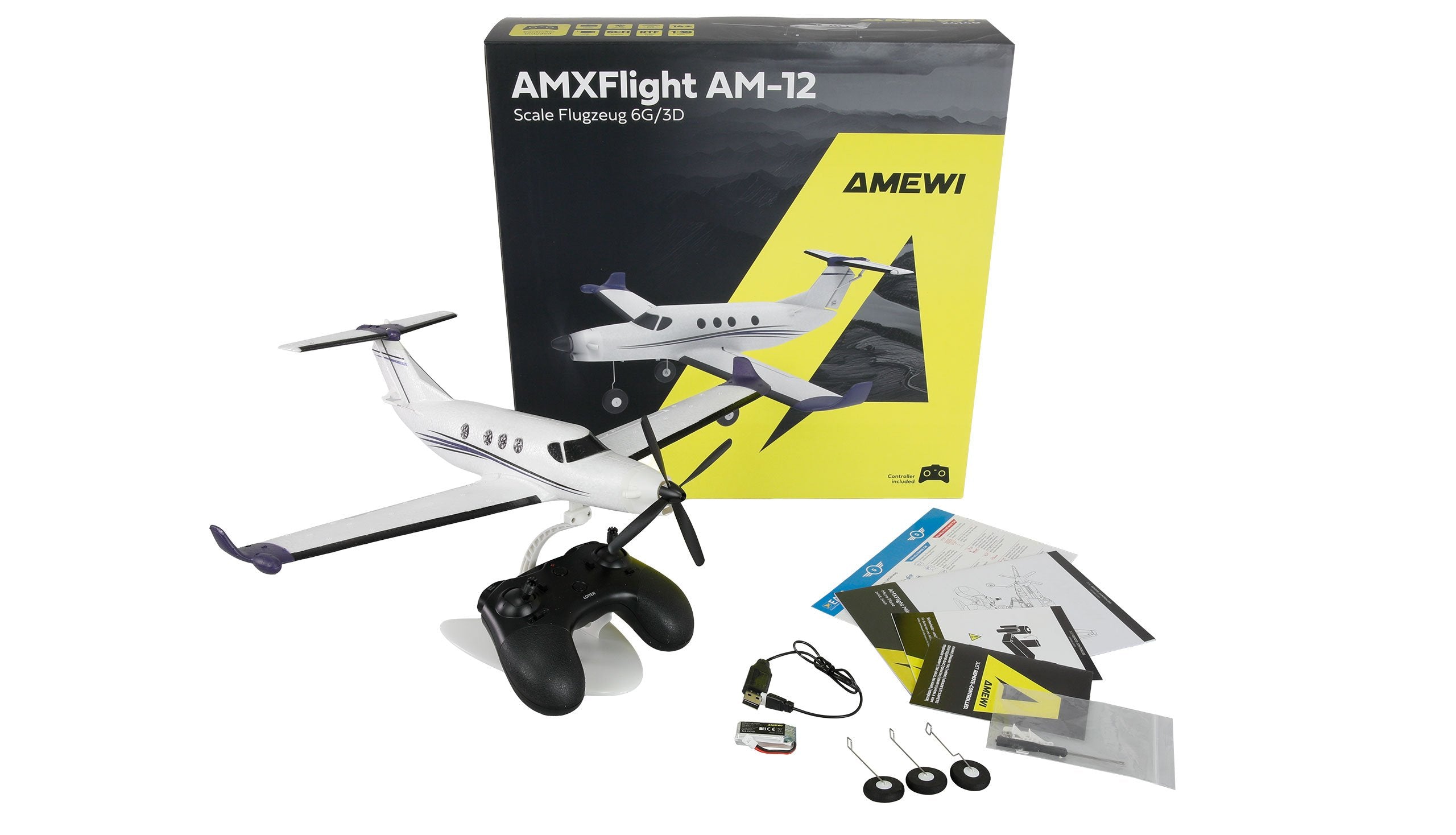 Amewi Amxflight Am-12 450mm 6g 3d 6-Kanal Rtf 14+