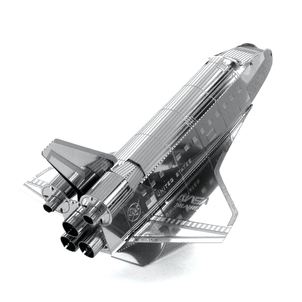 Maqueta 3d Metal Fascinations Space Shuttle Enterprice Montaje Sin Pegamento Ni Soldadura Maquetas 3d