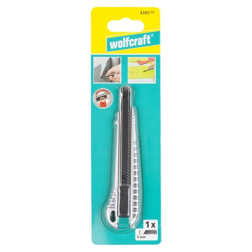 Cúter De Cuchillas Separables De Metal De 9mm 4305000 Wolfcraft