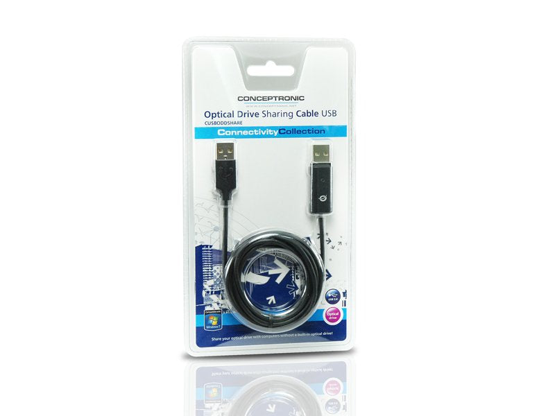 Conceptronic Cable Usb Compartidor Unidad Optica