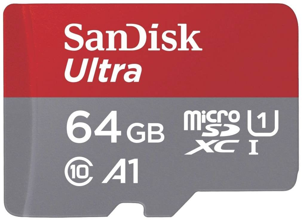 Sandisk Ultra Tarjeta De Memoria Flash (Adaptador Microsdxc A Sd Incluido) 64gb