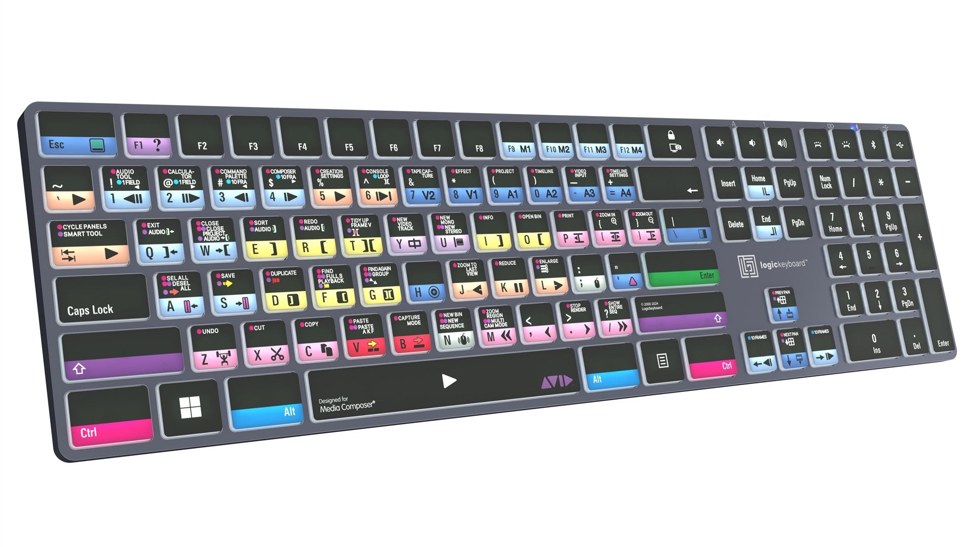 EAN 5707795023218 - Logickeyboard LKB-MCOMP-TPC teclado Hogar / Oficina USB + Bluetooth QWERTY Francés Negro imagen 3