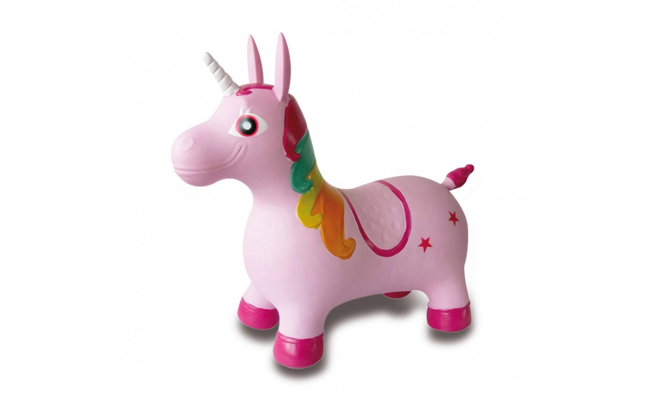 Jamara Animal Hinchable Unicornio Colorido Con Bomba