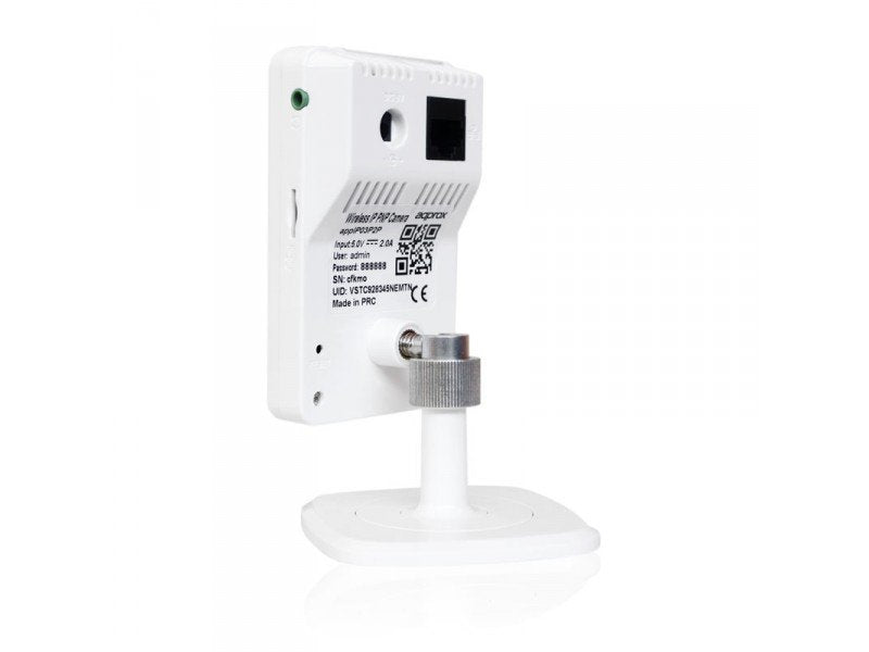 Approx Camara Ip Wifi Hd 640*480  2 Way Audio Vision Remota Microsd Hasta 32g Blanco