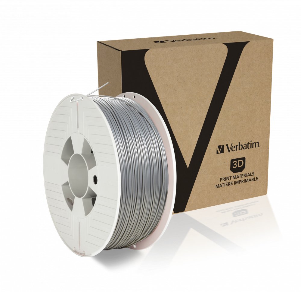 Verbatim 55319 Material De Impresión 3d Ácido Poliláctico (Pla) Plata 1 Kg