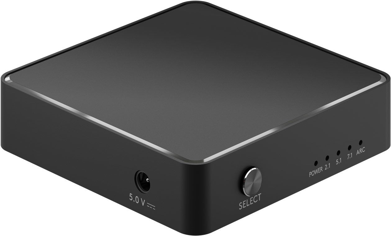 Goobay Extractor De Audio Hmdi 4k @ 30 Hz, Divisor Hdmi Negro 58469