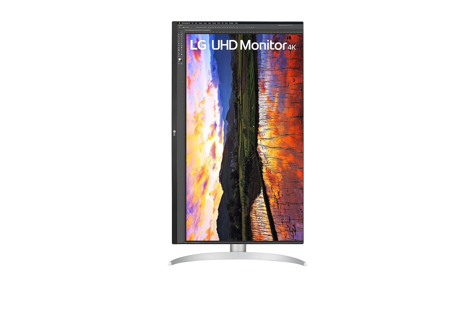 Monitor Lg 32" 32up55np-W Ultra Hd 4k 2x 4ms 16:9 Ips Hdmi Dp Usb-C Speaker 4k Uhd Negro Blanco
