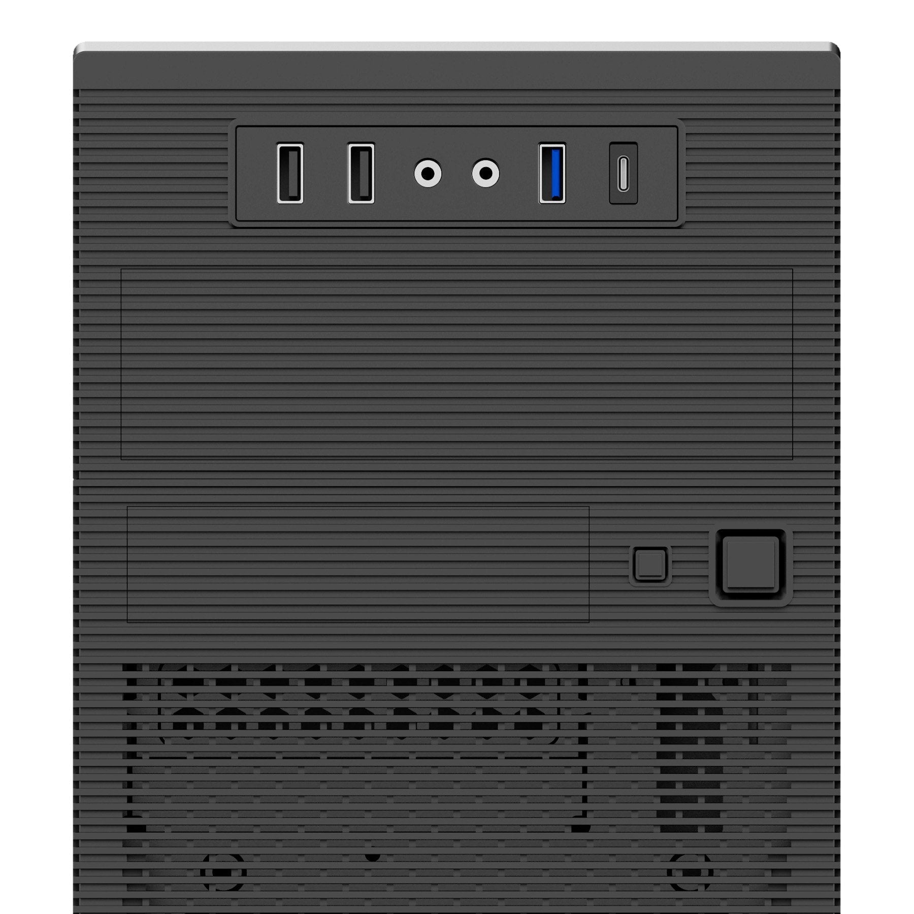 Caja Pc Micro Atx Unykach Aero C15 Uk52015 Frontal Rejilla Disipador Max 150mm Gpu Max 295mm Negro